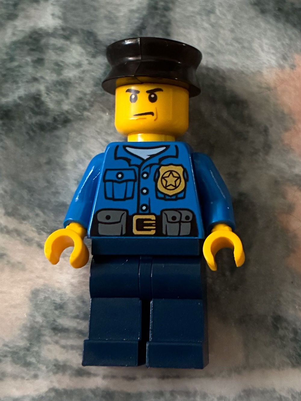 LEGO Police Officer Minifigure in Blue and Black